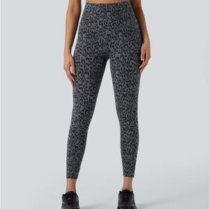 Halara UltraSculpt Leopard Print High Waisted Tummy Control Yoga Leggings